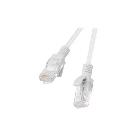 LANBERG PCU5-20CC-0100-S Lanberg Patchcord RJ45, kat. 5e, UTP, 1m, szary, op. zbiorcze 10 szt